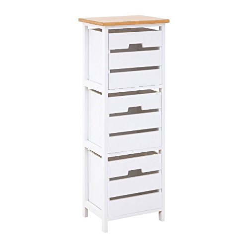 Premier Newport 3 Drawer Chest Stylish Storage Two Slatted Box Drawers Cut-out Handles