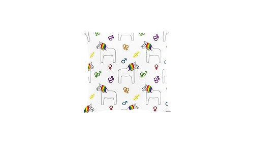 Arvidssons Textil Pride Horse Multi Cushion Cover 47 x 47 cm