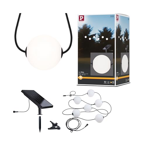 Paulmann 94911 Solar LED Fairy Lights Taina Basic Set IP67 3000K 5.8m 6x60lm Black