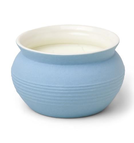 Paddywax Scented Candles Santorini Collection Greek-Inspired Candle in Matte Ceramic Jug, 368g, Rosemary Sea Salt