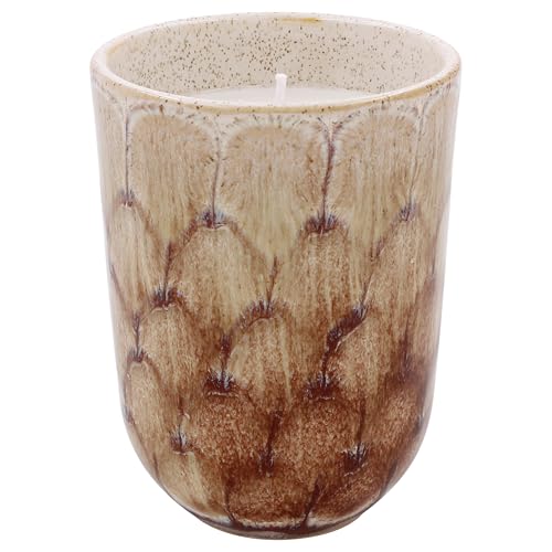 Lesser & Pavey Tortoise Shell Brown Candle - Scented for Relaxation - Stylish Home Decor - Large Candle for Creating a Soothing Ambiance in Any Room