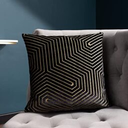 Paoletti Evoke Cut Velvet Feather Rich Filled Cushion