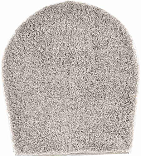 Grund Bath Mat 27 mm, Ultra Soft and Absorbent, Anti Slip, 5 Years Warranty, MELANGE, Toilet Seat Cover 47x50 cm, Brown