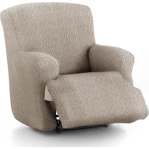 ECOMMERC3 - Armchair Cover Relax Feet Together Bi-Elastic Adjustment Foams - Breathable and Resistant Mink Relax Armchair Cover