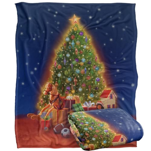 Jq Licensing - Lc Christmas Tree Gifts Silky Touch Super Soft Throw Blanket 152 X 127 Cm