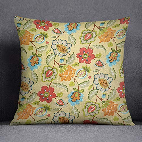 Bonamaison Decorative Cushion Cover, Throw Pillow Case, Size: 45X45 Cm - Designed and Manufactured in Turkey