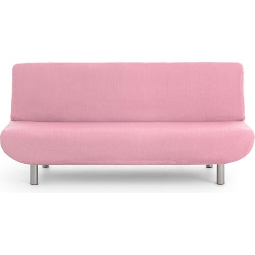 ECOMMERC3 - Universal and Versatile 3 Seater Sofa Cover - Pink Protector Easy to Install for Back, Seat and Arms