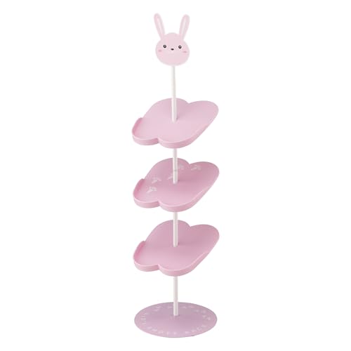 YAMAZAKI 7962 Shoe Rack for Kids, pink, Steel/Polypropylene, Minimalist, 18 x 18 x 67 cm