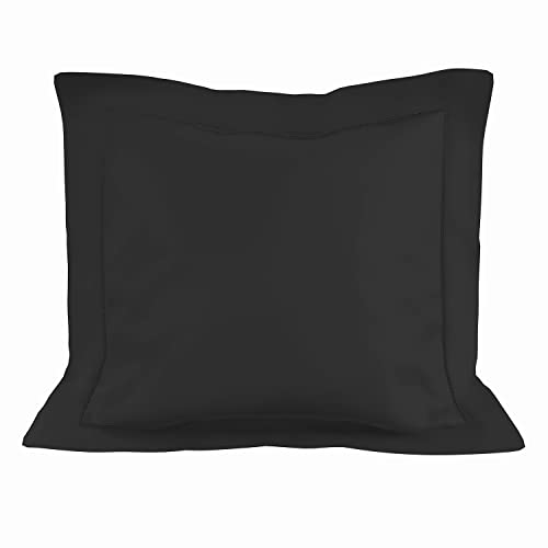 Soleil d'Ocre, Cushion Cover in Cotton 63 x 63 cm Noted Anthracite