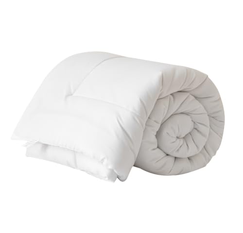 Good Nite Winter Duvet 135 x 200 cm, 460 g/m², Warm, for Winter, with Polyester Filling, Microfibre, White, 135 x 200 cm