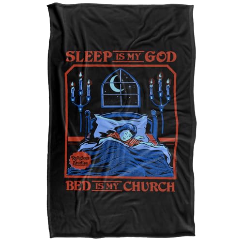 Steven Rhodes Sleep Is My God Silky Touch Super Soft Throw Blanket 91 X 147 Cm
