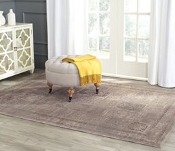 Safavieh Traditional Indoor Woven Rectangle Area Rug, Vintage Collection, VTG127, in Soft Mocha / Brown, 122 X 170 cm for Living Room, Bedroom or Any Indoor Space