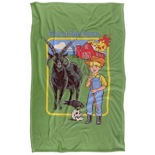 Steven Rhodes Fun At The Farm Silky Touch Super Soft Throw Blanket 91 X 147 Cm