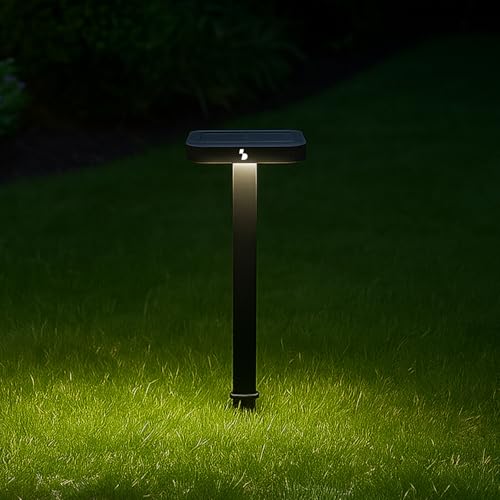 BEPER P207ILO103 Solar Garden Lamp, Outdoor Solar Light with Stake, 2 Brightness Levels and 2 Colour Temperatures, Automatic Switch-on, Up to 24 Hours of Autonomy, IP54