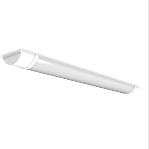 4lite Indoor Batten (White) 3400lm 4ft Daylight IP20 Rated Twin LED Integrated 30W Strip Light - 4L3/2014-4Yr Guarantee