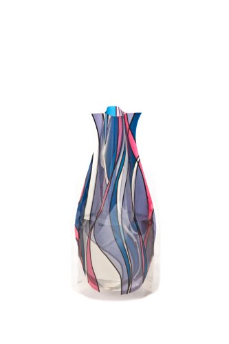 MODGY Collapsible and Expandable Flower Vase Plastic Decorative Modern Vases for Flowers Centerpieces Dining Table Decor Living Room Bathroom Wedding Office, Reedo