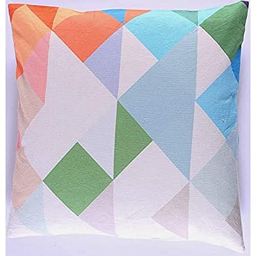 Decorative Square Cushion cover 50 x 50 cm for Home made from Cotton for Living Room Sofa Bedroom cc277
