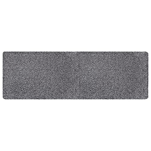 HANSE Home Clean & Go Doormat for Indoor and Outdoor Use 50 x 150 cm - Door Mat Dirt Trapper Mat Door Mat Washable & Weatherproof, Non-Slip for Entrance & Outdoor Use - Silver Grey
