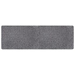 HANSE Home Clean & Go Doormat for Indoor and Outdoor Use 50 x 150 cm - Door Mat Dirt Trapper Mat Door Mat Washable & Weatherproof, Non-Slip for Entrance & Outdoor Use - Silver Grey