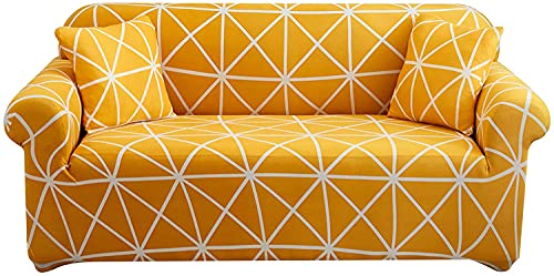 HOOBUY Printed Sofa Cover Stretch Couch Covers Patterned Sofas Seater Slipcovers for 3 Cushion Couch Set SSH (3 Seater/Large 2 Seater)