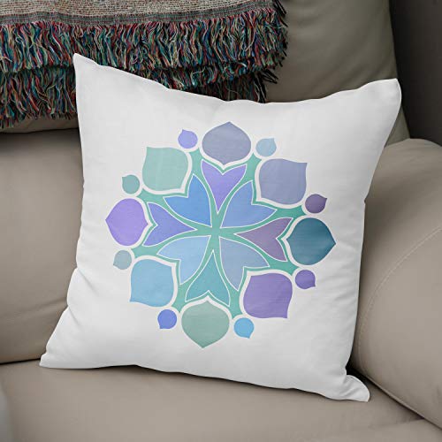 Bonamaison, Decorative Cushion Cover - 50% Cotton 50% Polyester - 43x43cm - Designed and Manufactured in Turkey