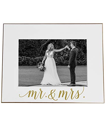 5x7 Mr. & Mrs. Frame in Decorative Gift Box/Wedding Picture Frame, Wedding Presents for Newlyweds, Wedding Gift, Mr Mrs Wedding Frame, Wedding Picture Frame 5x7