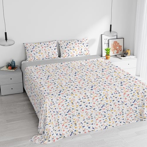 Italian Bed Linen Watercolor Cotton Duvet Cover Set 17 Double