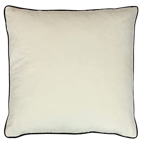 furn. Meridian Polyester Filled Cushion (Ivory/Black - 55 x 55cm)