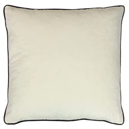 furn. Meridian Polyester Filled Cushion (Ivory/Black - 55 x 55cm)