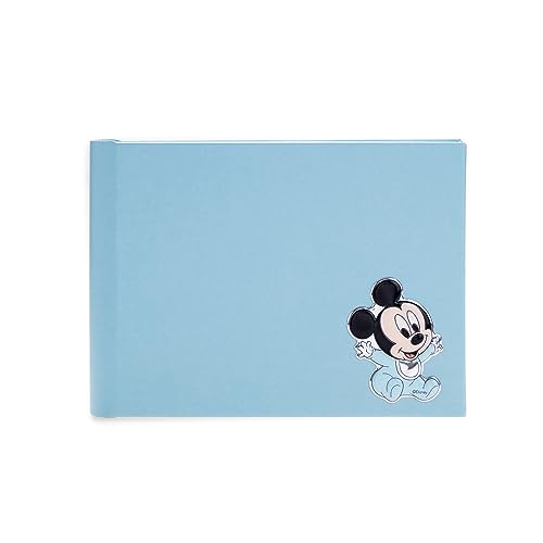VALENTI & CO. Disney Baby Mickey Baby Photo Album Christening Birthday Gift