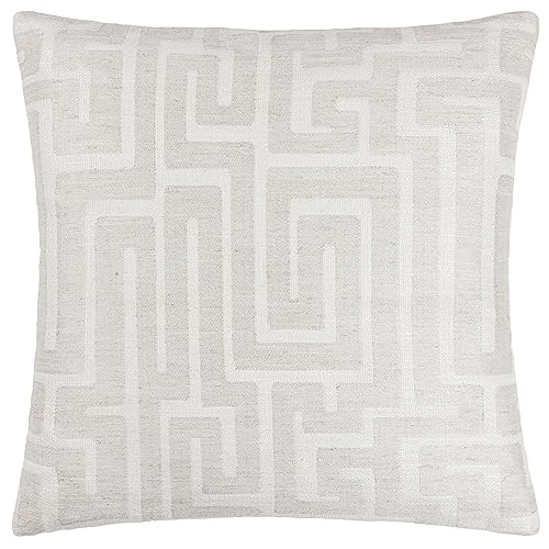 Hoem Lauder Feather Filled Cushion,White,45 x 45cm