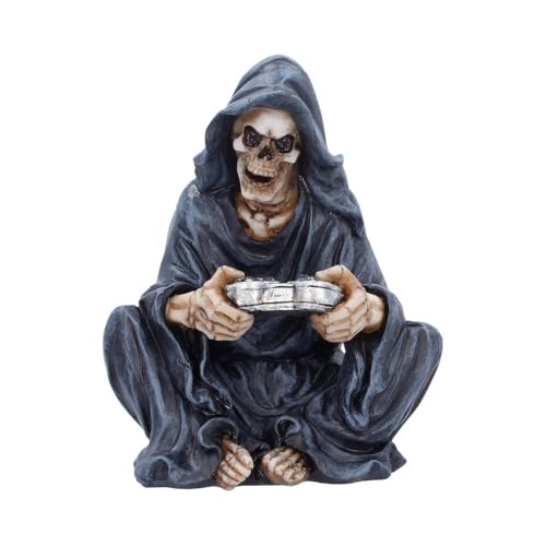 Nemesis Now The Final Boss Grim Reaper Gamer Figurine 15.3cm ??? Gaming Skeleton Ornament, Dark Humour Collectible D??cor