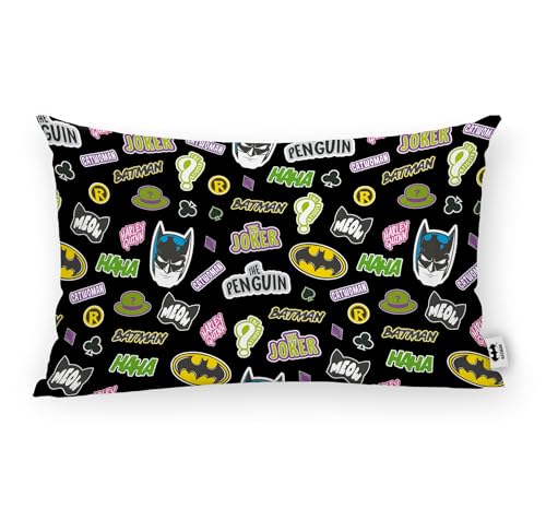 BELUM - 100% Cotton Batman Child C Cushion Cover 30x50cm, Soft Cushion Cover, Various Sizes Cushion Cover, Multicolor Cushion Cover