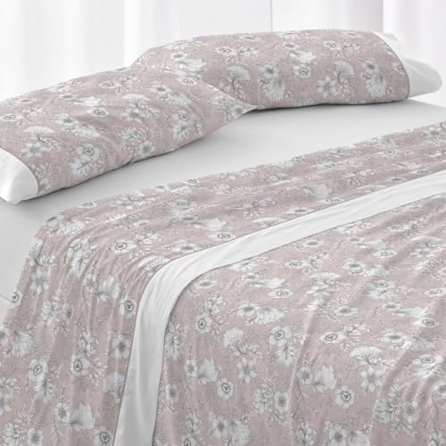 Burrito Blanco - Cotton Bedding Set - Bed 105 cm (+Available Sizes) - Design 637 - Nude Color (105x190/200 cm.)