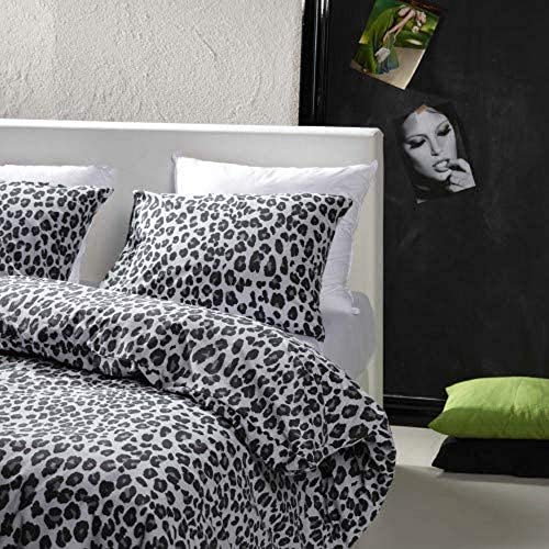 DayDream bedwear Panter Grey Cotton Duvet Cover 240 x 200/220 cm