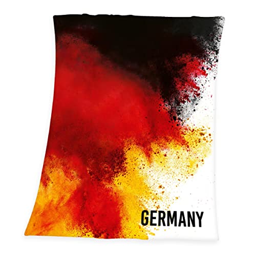 Herding Germany Soft-Fleece Blanket, 130 x 160 cm, 100% Polyester, Fleece, Multicoloured