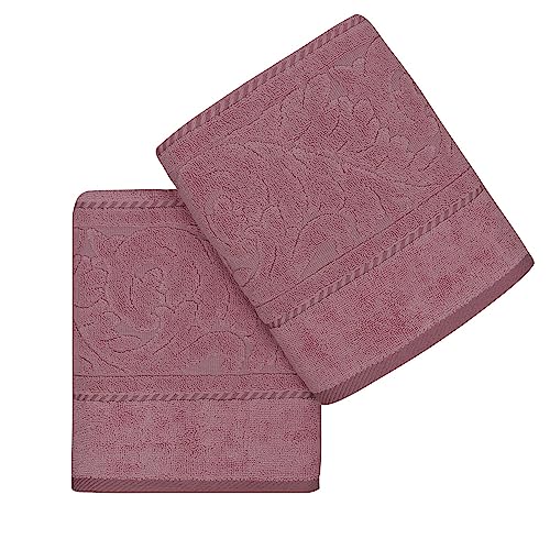 WELL HOME MOBILIARIO & DECORACIÓN Hand Towel Set (2 Piece) Pale Pink