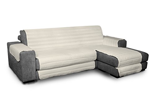 Italian Bed Linen Trendy Doubleface Sofa Cover, Cream 240cm, 100% microfiber,