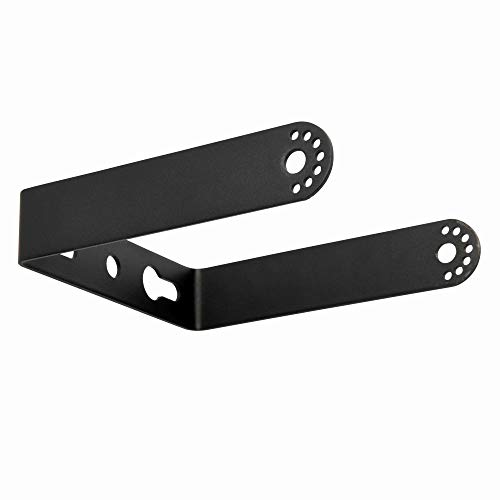 National Lighting LED High Bay Commercial Suspended Lighting-Wall Bracket Accessory for The 100W ALTUM, Matt Black Paint