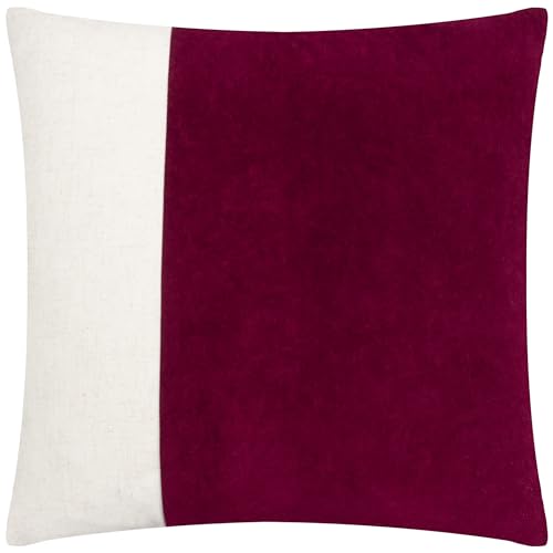 furn. Coba Washed Velvet Polyester Filled Cushion, 50 x 50cm