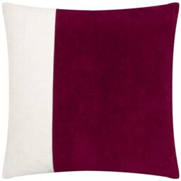 furn. Coba Washed Velvet Polyester Filled Cushion, 50 x 50cm