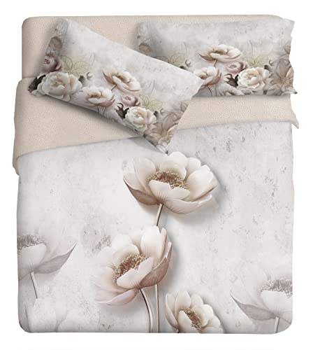Fine Art Square Photo Duvet Cover Set 2 Squares Gardenia Design
