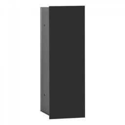 Emco Asis 2.0 973427531 Flush-Mounted Bathroom Cabinet for Toilet Brush Glass Black Built-in Cupboard Door Hinge Selectable