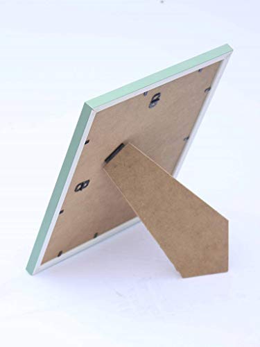 Frame Company Drayton Range 12x10-inch Green Picture Photo Frame with Bottle Green Mount For Image Size 6x4-inch