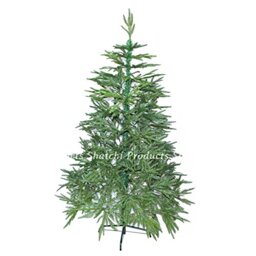 4ft 120cm Green Real Look Tips Artificial Christmas Tree Festive Xmas Decoration