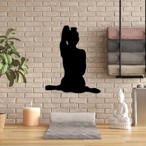 Stylish Black Decorative Metal Wall Accessory, 45 x 55 cm, 100% Metal, 1.5 mm Thickness, Perfect for Modern Home Decor & Unique Wall Art