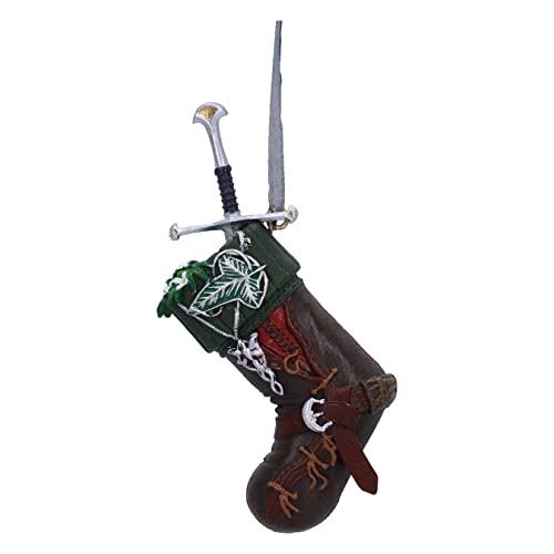 Nemesis Now Lord of the Rings Aragorn Stocking Hanging Ornament 9cm, Resin, Officially Licensed Lord of the Rings Hanging Ornament, Cast in the Finest Resin, Hand-Painted