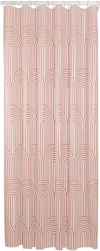 Sealskin Brave Shower curtain 180x200 cm PEVA Dark pink / White