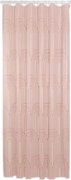 Sealskin Brave Shower curtain 180x200 cm PEVA Dark pink / White