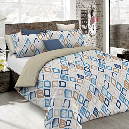 Italian Bed Linen Duvet Cover Fashion, Microfiber, Jolly, Double
